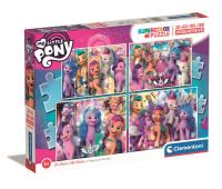 Opakowanie Puzzle 20+60+100+180 Super Kolor My Little Pony