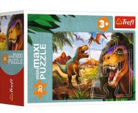 Opakowanie Puzzle 20 miniMaxi Poznaj świat dinozaurów 3 TREFL