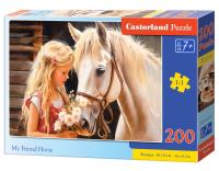 Puzzle 200 My Friend Horse CASTOR. Wydawca: Castorland. SmakLiter.pl Opakowanie Puzzle 200 My Friend Horse CASTOR