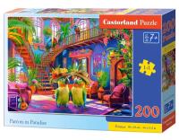 Puzzle 200 Parrots in Paradise CASTOR. Wydawca: Castorland. SmakLiter.pl Opakowanie Puzzle 200 Parrots in Paradise CASTOR