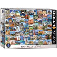 Puzzle 2000 Globetrotter World 8220-5480. Wydawca: Eurographics. SmakLiter.pl Opakowanie Puzzle 2000 Globetrotter World 8220-5480