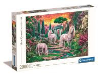 Opakowanie Puzzle 2000 HQ Classical Garden Unicorns