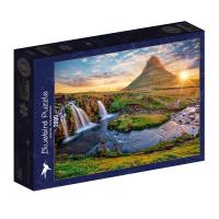 Opakowanie Puzzle 2000 Islandia, Wodospad Kirkjufellsfoss