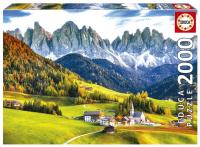 Puzzle 2000 Jesień w Dolomitach, Włochy. Wydawca: Educa. SmakLiter.pl Opakowanie Puzzle 2000 Jesień w Dolomitach, Włochy