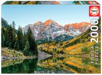 Puzzle 2000 Maroon Bells/USA G3. Wydawca: Educa. SmakLiter.pl Opakowanie Puzzle 2000 Maroon Bells/USA G3