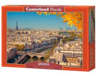Puzzle 2000 Paris from Above C-200917-2. Wydawca: CASTOR. SmakLiter.pl Opakowanie Puzzle 2000 Paris from Above C-200917-2