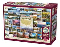 Opakowanie Puzzle 2000 Parki narodowe w Stanach Zjednoczonych