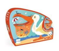 Puzzle 24 konturowe Pelikan. Wydawca: Scratch. SmakLiter.pl Opakowanie Puzzle 24 konturowe Pelikan