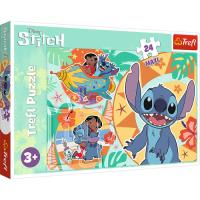 Opakowanie Puzzle 24 Maxi Wesoły dzień Lilo&Stitch TREFL