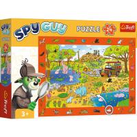 Opakowanie Puzzle 24 Obserwacyjne - Spy Guy Safari TREFL