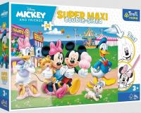 Opakowanie Puzzle 24 Super Maxi Mickey w wesołym miasteczku