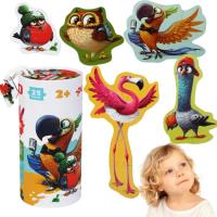 Puzzle 25 5w1 Ptaki. Wydawca: CUBIKA. SmakLiter.pl Opakowanie Puzzle 25 5w1 Ptaki