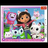 Puzzle 25 Ramkowe Poznaj Gabi 31415. Wydawca: Trefl PAP. SmakLiter.pl Opakowanie Puzzle 25 Ramkowe Poznaj Gabi 31415