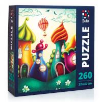 Puzzle 260 Bajkowe miasto DT200-03. Wydawca: De.tail. SmakLiter.pl Opakowanie Puzzle 260 Bajkowe miasto DT200-03