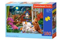 Puzzle 260 Kittens on the Roof CASTOR. Wydawca: Castorland. SmakLiter.pl Opakowanie Puzzle 260 Kittens on the Roof CASTOR