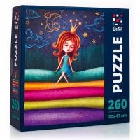 Puzzle 260 Księżniczka DT200-04. Wydawca: De.tail. SmakLiter.pl Opakowanie Puzzle 260 Księżniczka DT200-04