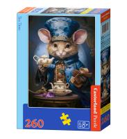 Puzzle 260 Tea Time CASTOR. Wydawca: Castorland. SmakLiter.pl Opakowanie Puzzle 260 Tea Time CASTOR