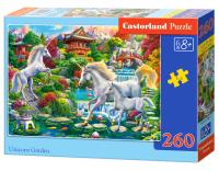 Puzzle 260 Unicorn Garden CASTOR. Wydawca: Castorland. SmakLiter.pl Opakowanie Puzzle 260 Unicorn Garden CASTOR