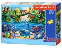 Puzzle 260 Wild Nature CASTOR. Wydawca: Castorland. SmakLiter.pl Opakowanie Puzzle 260 Wild Nature CASTOR