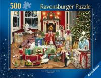 Puzzle 2D 500 W Święta. Wydawca: Ravensburger. SmakLiter.pl Opakowanie Puzzle 2D 500 W Święta