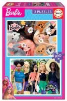 Puzzle 2x100 Barbie G3. Wydawca: Educa. SmakLiter.pl Opakowanie Puzzle 2x100 Barbie G3