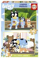 Puzzle 2x16 Blue (drewniane). Wydawca: Educa. SmakLiter.pl Opakowanie Puzzle 2x16 Blue (drewniane)