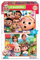 Puzzle 2x20 Cocomelon. Wydawca: Educa. SmakLiter.pl Opakowanie Puzzle 2x20 Cocomelon