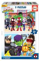 Puzzle 2x20 Spidey i Super-Kumple G3. Wydawca: Educa. SmakLiter.pl Opakowanie Puzzle 2x20 Spidey i Super-Kumple G3