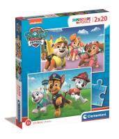 Opakowanie Puzzle 2x20 Super Kolor Paw Patrol