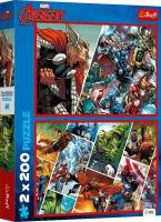 Puzzle 2x200 Obrońcy Świata Disney Marvel The Avengers 13318. Wydawca: Trefl PAP. SmakLiter.pl Opakowanie Puzzle 2x200 Obrońcy Świata Disney Marvel The Avengers 13318