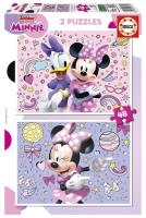 Puzzle 2x48 Myszka Minnie. Wydawca: Educa. SmakLiter.pl Opakowanie Puzzle 2x48 Myszka Minnie