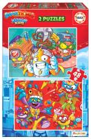 Puzzle 2x48 Super Things G3. Wydawca: Educa. SmakLiter.pl Opakowanie Puzzle 2x48 Super Things G3