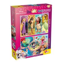 Puzzle 2x60 Księżniczki MaxiFloor Double-Face. Wydawca: Lisciani. SmakLiter.pl Opakowanie Puzzle 2x60 Księżniczki MaxiFloor Double-Face