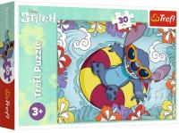 Opakowanie Puzzle 30 Lilo&Stitch na wakacjach TREFL