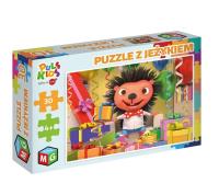 Puzzle 30 Z Jeżykiem. Wydawca: MULTIGRA. SmakLiter.pl Opakowanie Puzzle 30 Z Jeżykiem