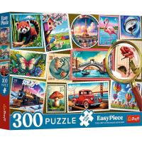 Puzzle 300 EasyPiece - Znaczki pocztowe TREFL. Wydawca: Trefl. SmakLiter.pl Opakowanie Puzzle 300 EasyPiece - Znaczki pocztowe TREFL