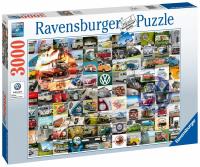 Puzzle 3000 99 momentów VW. Wydawca: Ravensburger. SmakLiter.pl Opakowanie Puzzle 3000 99 momentów VW
