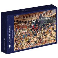 Puzzle 3000 Dworzec kolejowy we Francji, Francois. Wydawca: Bluebird Puzzle. SmakLiter.pl Opakowanie Puzzle 3000 Dworzec kolejowy we Francji, Francois