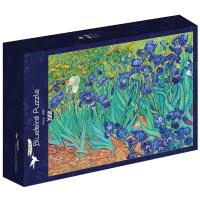 Puzzle 3000 Irysy, Vincent van Gogh, 1889. Wydawca: Bluebird Puzzle. SmakLiter.pl Opakowanie Puzzle 3000 Irysy, Vincent van Gogh, 1889