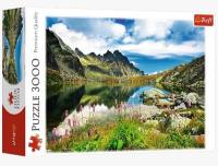 Okładka książki Puzzle 3000 Jezioro w górach TREFL