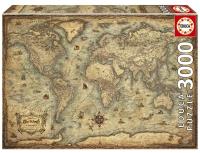 Puzzle 3000 Mapa świata. Wydawca: Educa. SmakLiter.pl Opakowanie Puzzle 3000 Mapa świata
