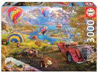 Puzzle 3000 Start balonów G3. Wydawca: Educa. SmakLiter.pl Opakowanie Puzzle 3000 Start balonów G3