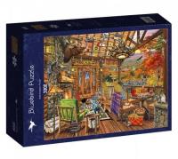 Puzzle 3000 Wnętrze chaty w górach. Wydawca: Bluebird Puzzle. SmakLiter.pl Opakowanie Puzzle 3000 Wnętrze chaty w górach
