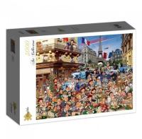 Puzzle 3000 Życie w Paryżu, Ruyer Francois. Wydawca: Grafika. SmakLiter.pl Opakowanie Puzzle 3000 Życie w Paryżu, Ruyer Francois