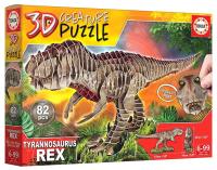 Puzzle 3D Dinozaury - Tyranozaur Rex 82 el. G3. Wydawca: Educa. SmakLiter.pl Opakowanie Puzzle 3D Dinozaury - Tyranozaur Rex 82 el. G3