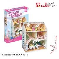 Okładka książki Puzzle 3D Dreamy Dollhouse Domek dla lalek