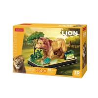 Puzzle 3D Lew. Wydawca: Cubic Fun. SmakLiter.pl Opakowanie Puzzle 3D Lew
