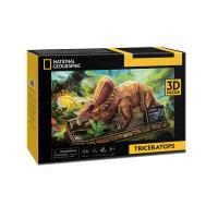 Puzzle 3D National Geographic Triceratops. Wydawca: Cubic Fun. SmakLiter.pl Opakowanie Puzzle 3D National Geographic Triceratops