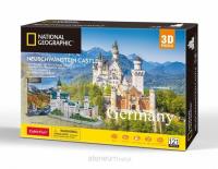 Puzzle 3D Zamek Neuschwanstein. Wydawca: Cubic Fun. SmakLiter.pl Opakowanie Puzzle 3D Zamek Neuschwanstein