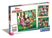 Opakowanie Puzzle 3x48 Super Kolor Mickey/Minnie